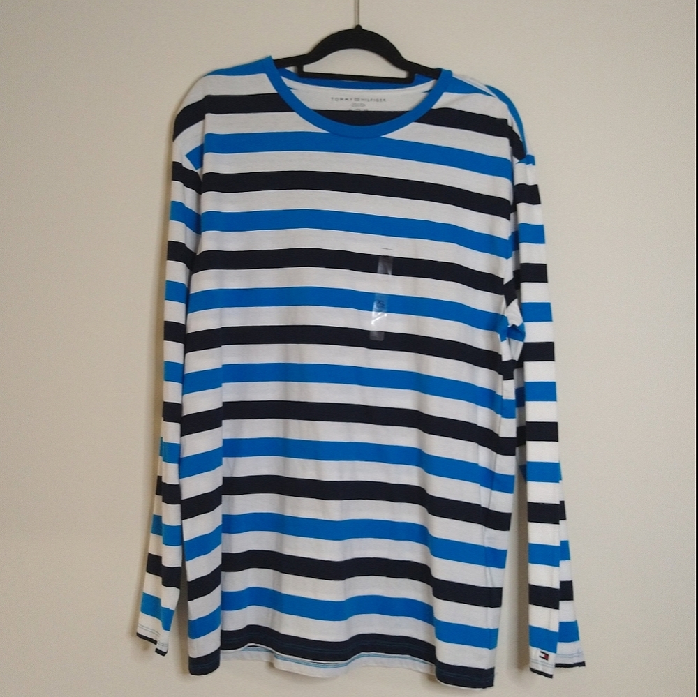 Mens striped Tommy Hilfiger long sleeve